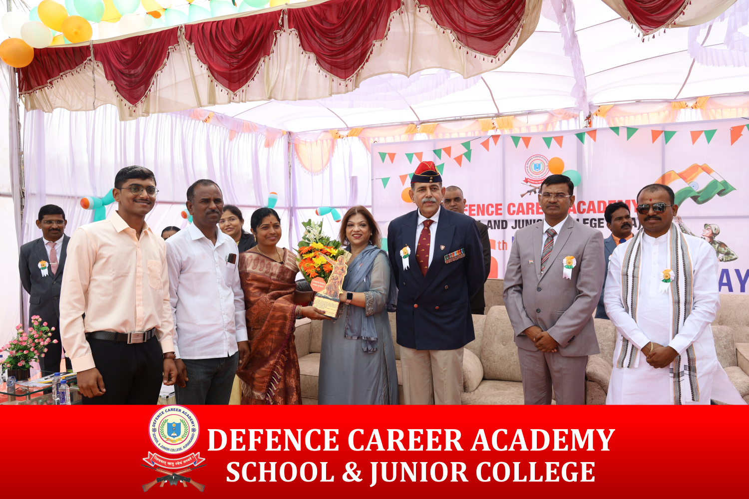 77th independence day celebration in juniorschool dca aurangabad 2023